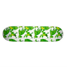 Funny Frog Emotions Angry Mad Curious Scared Frogs Skate Decks