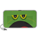 funny frog face iPod speakers