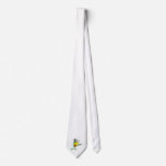 funny frog playing bass guitar froggy cartoon custom tie
