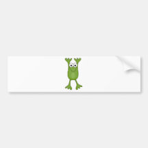 funny froggy frog bumper stickers