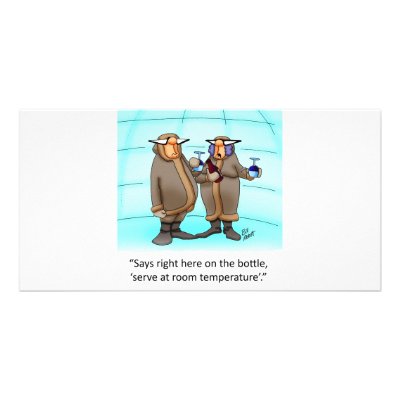 Funny Frzen Wine Cartoon Gift! by winehumor