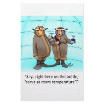 Funny Frzen Wine Cartoon Gift!