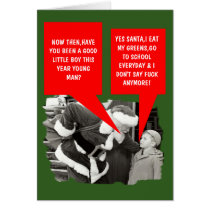 Funny fuck Christmas Greeting Cards