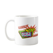 Funny Gambling Granny T-shirts Gifts Coffee Mug