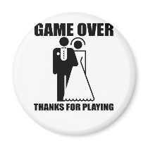 Funny, "Game Over" Wedding design