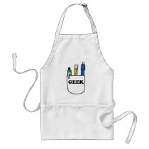 Funny GEEK Pocket Protector Apron