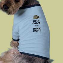 Funny Geologist Gifts "Keep Calm and...." pet clothing