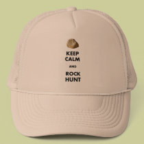 Funny Geologist Gifts "Keep Calm and...." hats