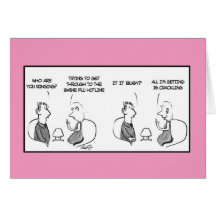 Funny Get Well Card-Swine Flu