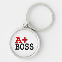 Funny Gifts for Bosses : A+ Boss Keychain