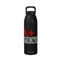 Funny Gifts for Grandmothers : A+ Grandmother Water Bottle