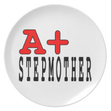 Funny Gifts for Stepmothers : A+ Stepmother Plates