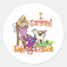 Funny Goat Kidding Season Goat Gifts Sticker
