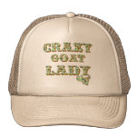 Funny Goat Shirt Crazy Goat Lady 3 Hats