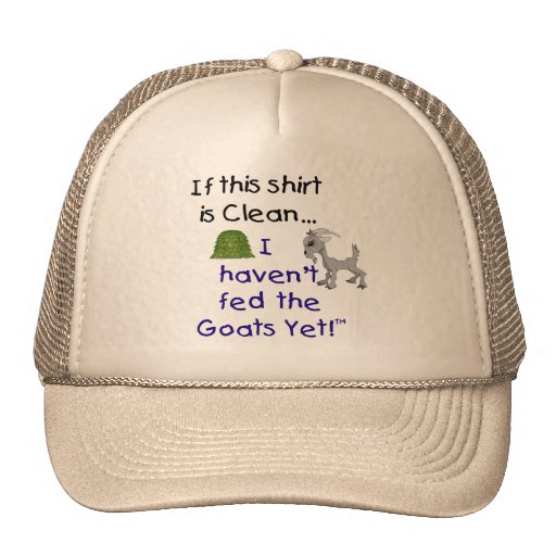 Funny Goat SHirts Mesh Hat
