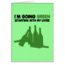 Funny going green,beer