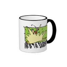 Funny Golf King of The Sandpit Mug