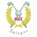 Funny Golf Logo Swinger Embroidered embroidered shirts
