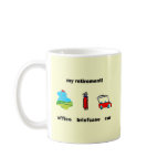 Funny golf retirement mug