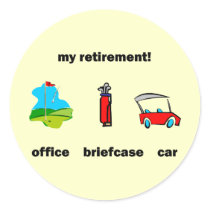 Funny golf retirement