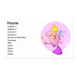 funny goofy fairy godmother cartoon character business card