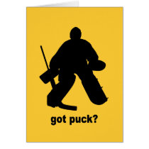 Funny got puck hockey cards
