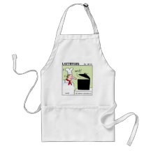 Funny Gourmet Chef Cartoon Aprons