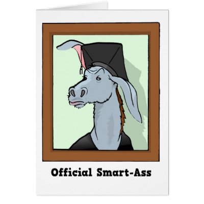 Funny Graduation card by holiday_tshirts