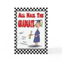 Funny Graduation Cards: Hail the Graduate