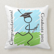 Funny Graduation Runner - Cross Country, Track Pillow