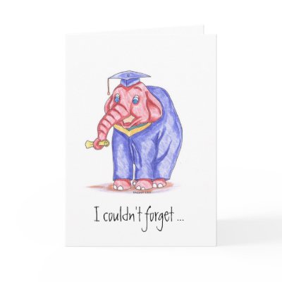 Funny Graduation Thank You Card by christymurphy123