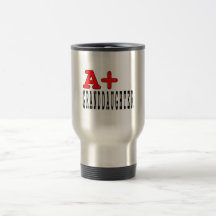 Funny Granddaughters : A+ Granddaughter Mugs