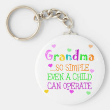 Funny Grandma Gift Key Chain