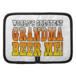 Funny Grandmothers Worlds Greatest Grandma Beer Me Folio Planner