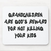 Funny Grandparents Gift Mouse Pad