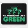 Funny green mousepad