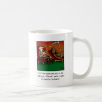 Funny Grim Reaper Dance Cartoon mugs