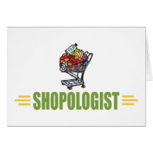 Funny Grocery Shopping Card