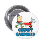 funny grumpy gardener lady pin