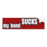 Funny guys girls Punk rock music band humor Bumper Sticker