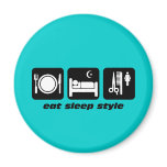 Funny hair stylist magnets