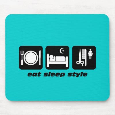 Funny hair stylist by eatsleepboutique