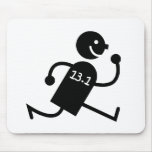 Funny half marathon mousepad