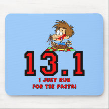 Funny half marathon mousepads