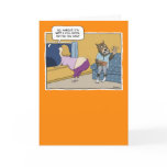 Funny Halloween card: Full Moon