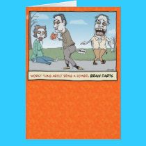 Funny Halloween Card: Zombie Brain Farts cards