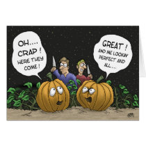 Funny Halloween Cards: Pumpkin Perspective cards