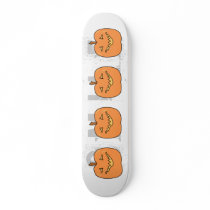 Funny Halloween Pumpkin Cartoon Skate Board Decks