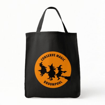 Funny Halloween Witches Tote Bags by JFlatN