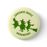 Funny Halloween Witches Green